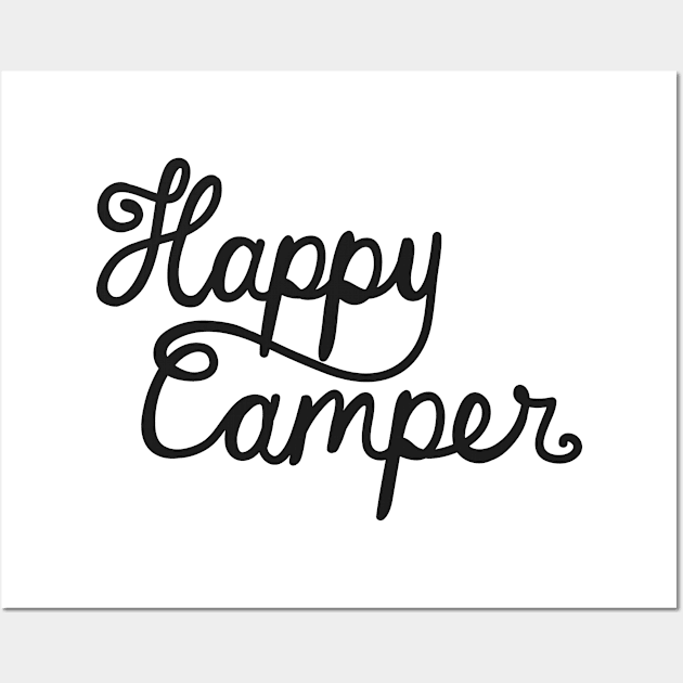 Happy Camper Wall Art by hoddynoddy